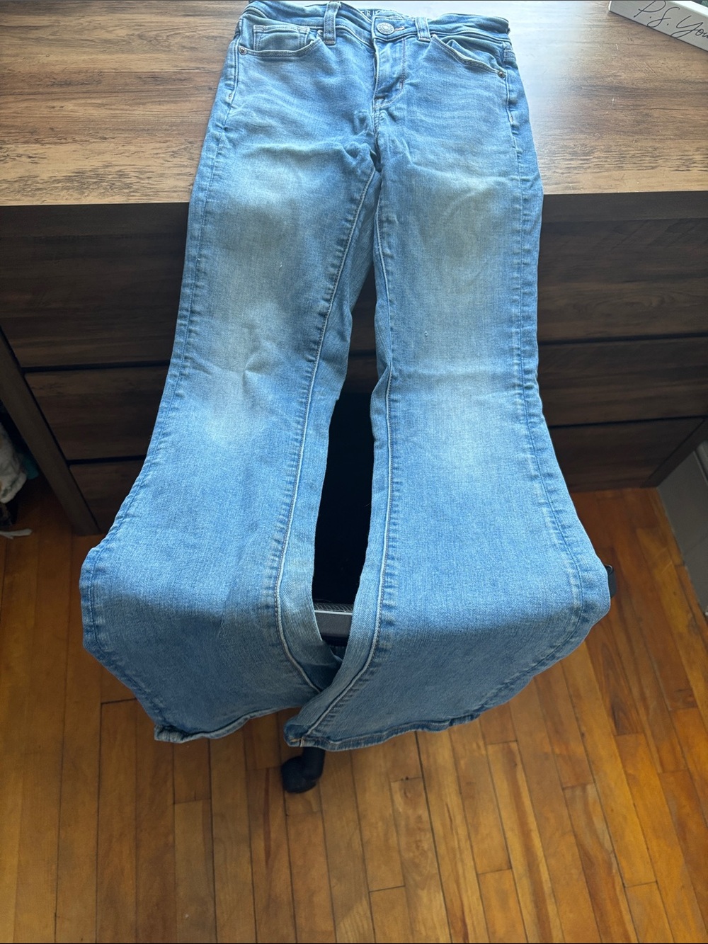American Eagle Outfitters Light Wash Flare Jeans